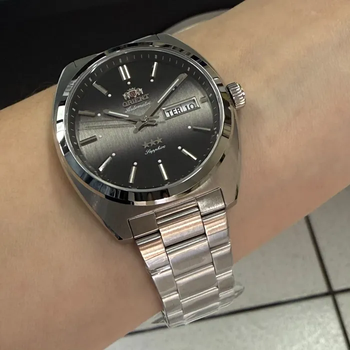 Orient 3 Estrelas Automático Heritage YN6SS001 preto