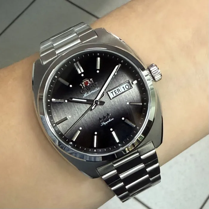 Orient 3 Estrelas Automático Heritage YN6SS001 preto