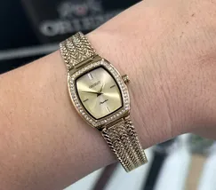 Relógio Orient Eternal Mini Safira LGSS0083-C1KX Champanhe 20mm | Taniguchi Relógios - imagem 5
