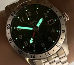 Relógio Seiko 5 Sports Field GMT HDB001B1 Verde 39,4mm 100m | Taniguchi Relógios - imagem 7