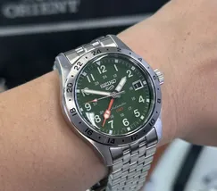 Relógio Seiko 5 Sports Field GMT HDB001B1 Verde 39,4mm 100m | Taniguchi Relógios - imagem 6