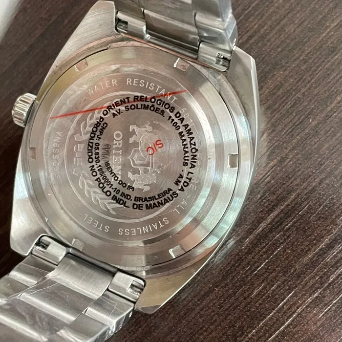 Orient 3 Estrelas Automático Heritage YN6SS001 vermelho