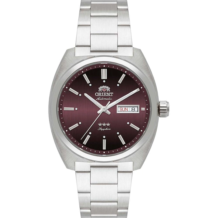 Orient 3 Estrelas Automático Heritage YN6SS001 vermelho