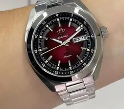 Orient 3 Estrelas Automático Heritage YN6SS002 vermelho - imagem 1