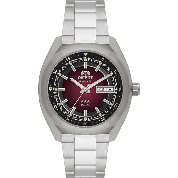 Orient 3 Estrelas Automático Heritage YN6SS002 vermelho