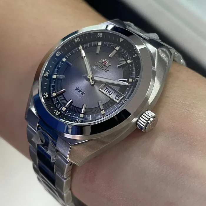 Orient 3 Estrelas Automático Heritage YN6SS002 grafite