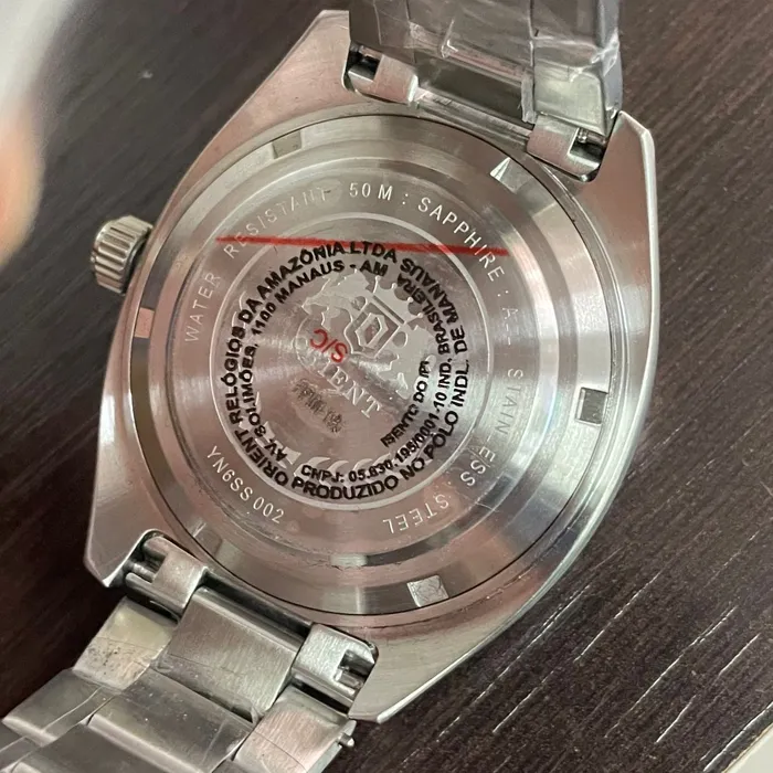 Orient 3 Estrelas Automático Heritage YN6SS002 grafite