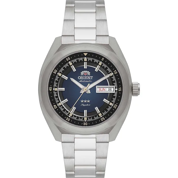 Relógio Orient Heritage 3 Estrelas YN6SS002 Safira Automático | Taniguchi Relógios