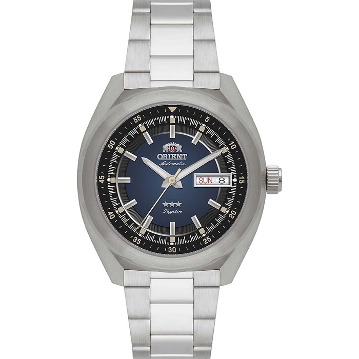 Orient 3 Estrelas Automático Heritage YN6SS002 azul