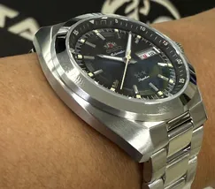 Orient 3 Estrelas Automático Heritage YN6SS002 azul - imagem 6