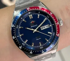 Orient 3 Estrelas Automático Heritage YN6SS003 pepsi - imagem 1