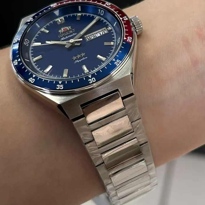 Orient 3 Estrelas Automático Heritage YN6SS003 pepsi