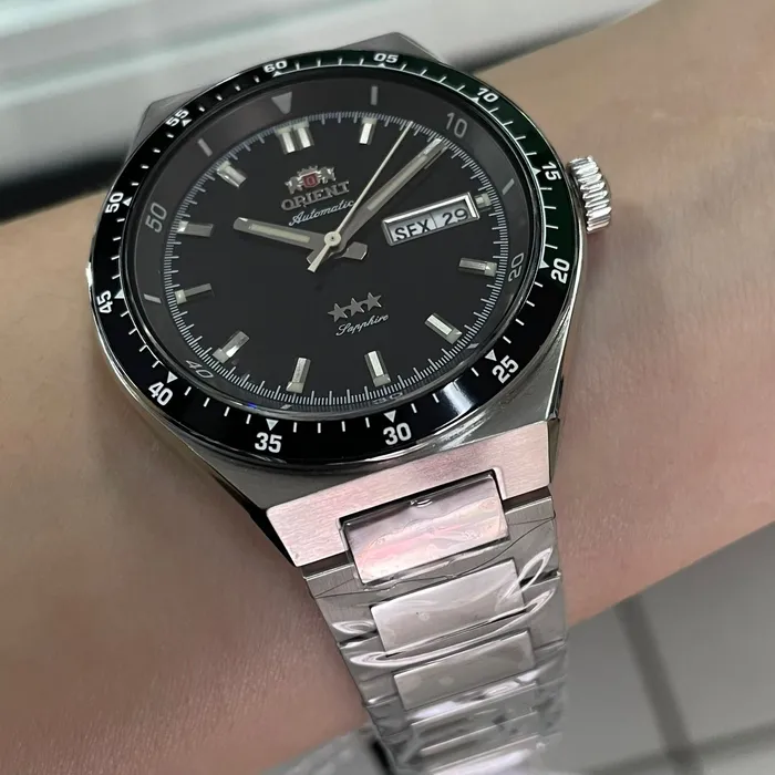 Orient 3 Estrelas Automático Heritage YN6SS003 Guaraná