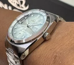 Orient 3 Estrelas Automático Heritage YN6SS004 prata - imagem 5