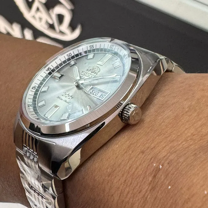 Orient 3 Estrelas Automático Heritage YN6SS004 prata