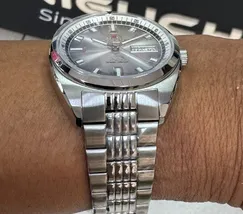 Orient 3 Estrelas Automático Heritage YN6SS004 prata - imagem 3