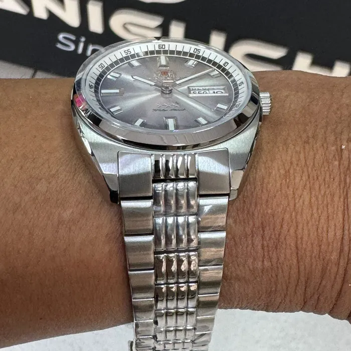 Orient 3 Estrelas Automático Heritage YN6SS004 prata