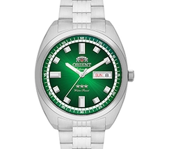 Orient 3 Estrelas Automático Heritage YN6SS004 verde - imagem 2