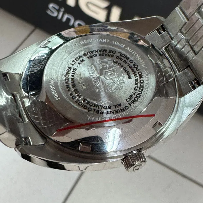 Orient 3 Estrelas Automático Heritage YN6SS004 verde