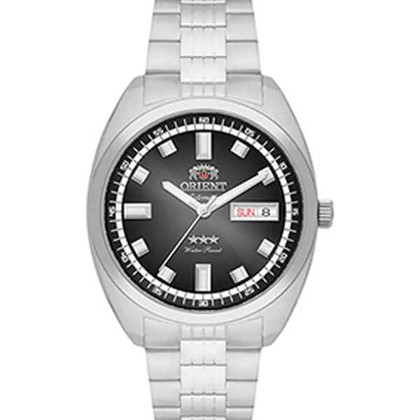 Orient 3 Estrelas Automático Heritage YN6SS004 preto
