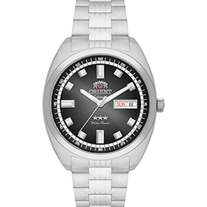 Orient 3 Estrelas Automático Heritage YN6SS004 preto