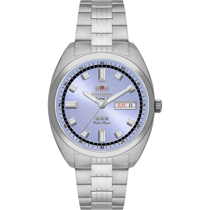 Orient 3 Estrelas Automático Heritage YN6SS004 lilas