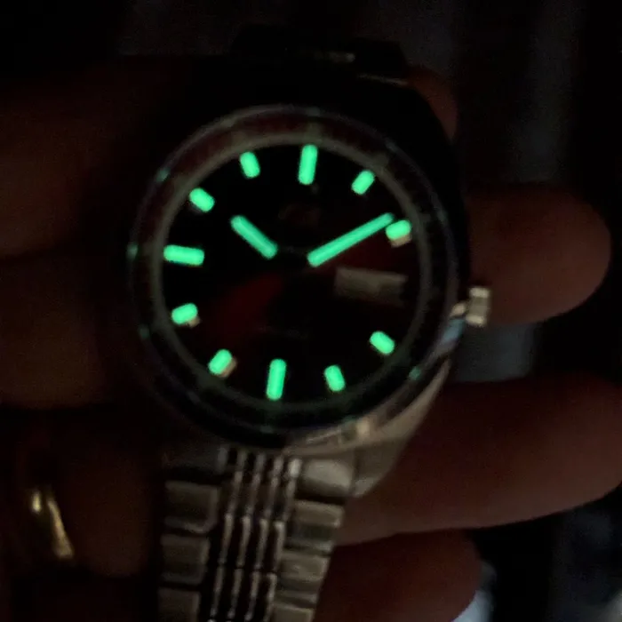 Orient 3 Estrelas Automático Heritage YN6SS004 vermelho