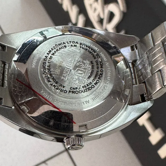 Orient 3 Estrelas Automático Heritage YN6SS004 vermelho