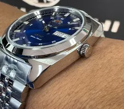 Orient 3 Estrelas Automático Heritage YN6SS005 azul - imagem 3