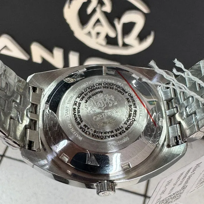 Orient 3 Estrelas Automático Heritage YN6SS005 azul