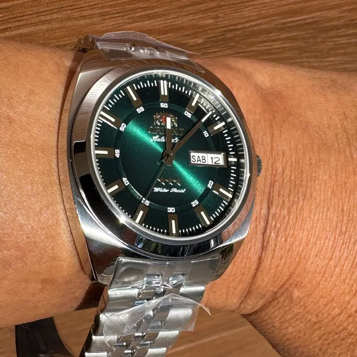 Orient 3 Estrelas Automático Heritage YN6SS005 verde