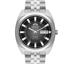 Orient 3 Estrelas Automático Heritage YN6SS005 preto - imagem 2