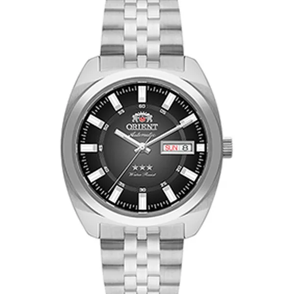 Orient 3 Estrelas Automático Heritage YN6SS005 preto
