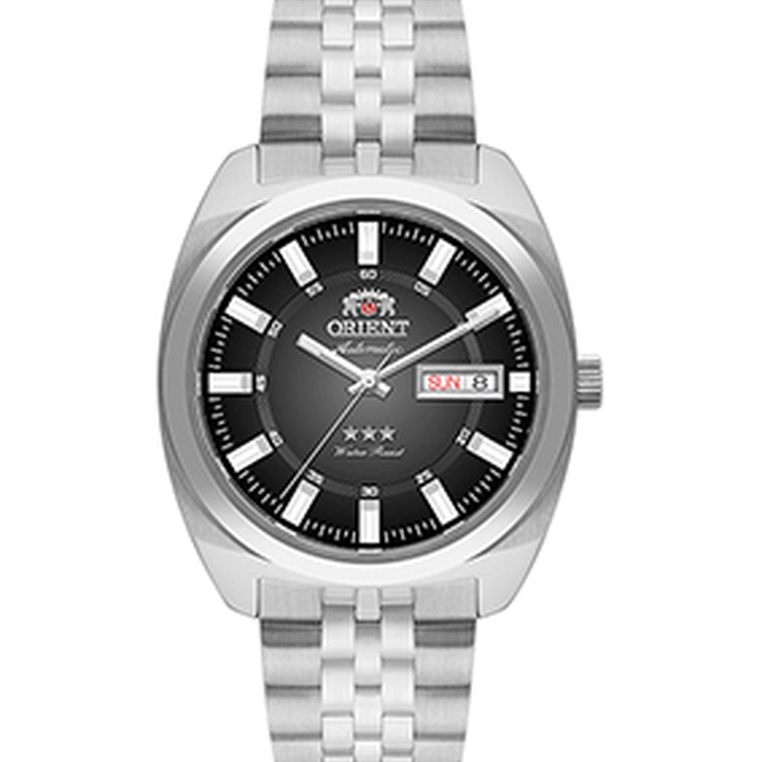 Orient 3 Estrelas Automático Heritage YN6SS005 preto