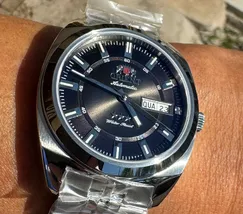 Orient 3 Estrelas Automático Heritage YN6SS005 preto - imagem 5