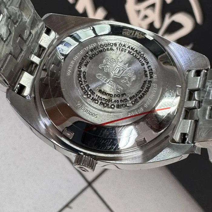 Relógio Orient Heritage 3 Estrelas YN6SS005 Safira 100m | Taniguchi Relógios