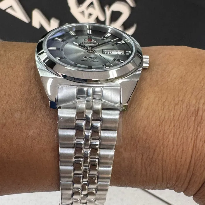 Orient 3 Estrelas Automático Heritage YN6SS005 preto