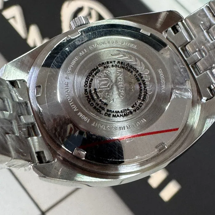 Orient 3 Estrelas Automático Heritage YN6SS005 preto