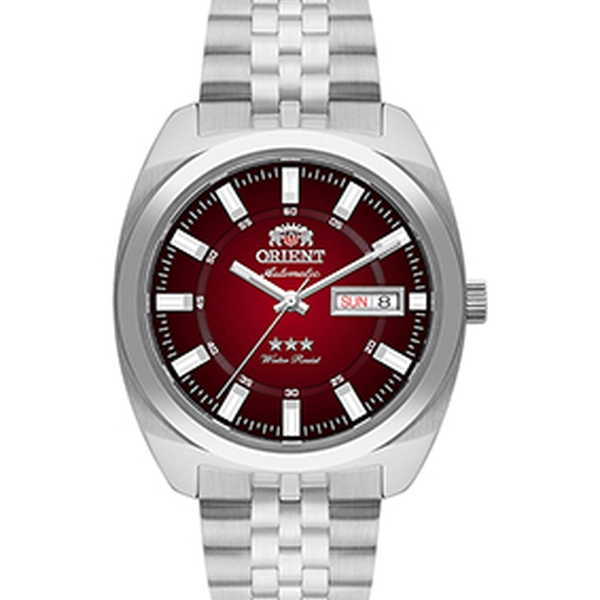 Orient 3 Estrelas Automático Heritage YN6SS005 vermelho