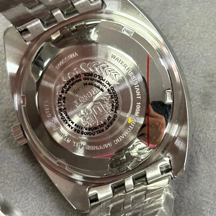 Orient 3 Estrelas Automático Heritage YN6SS005 lilas