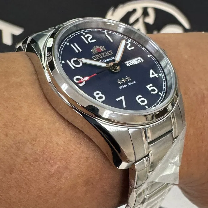 Orient 3 Estrelas Automático Elegance YN6SS006 azul