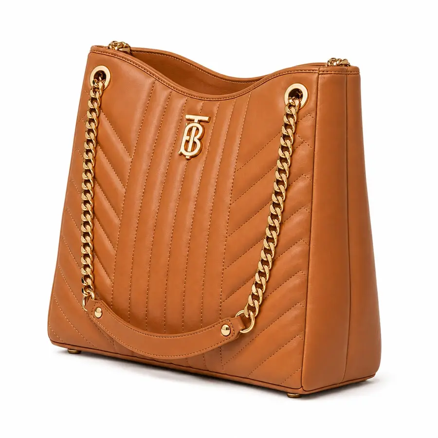 Bolsa Matelassê Caramelo Auréa Chain Bag