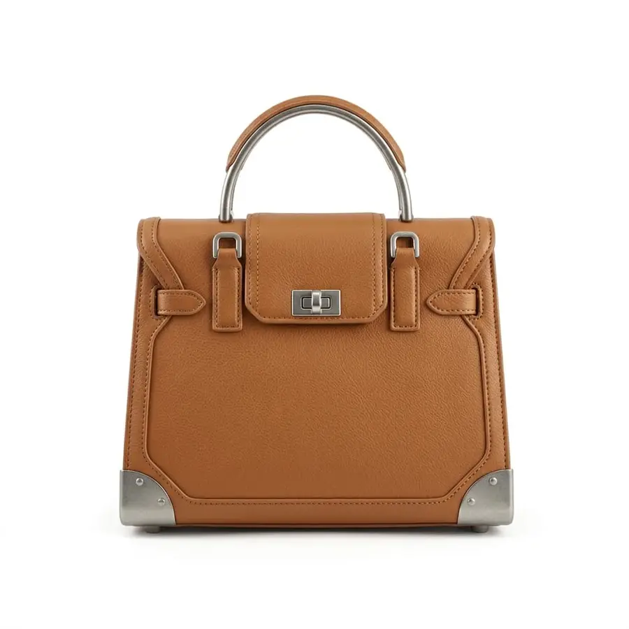 Bolsa Feminina Elegance Caramelo Premium