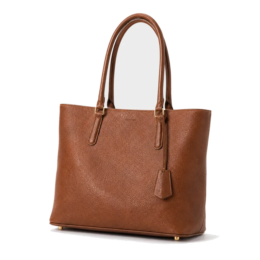 Bolsa Tote Portofino Couro Cognac