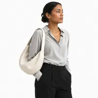 Bolsa Hobo Lumière Off-White Soft - imagem 3