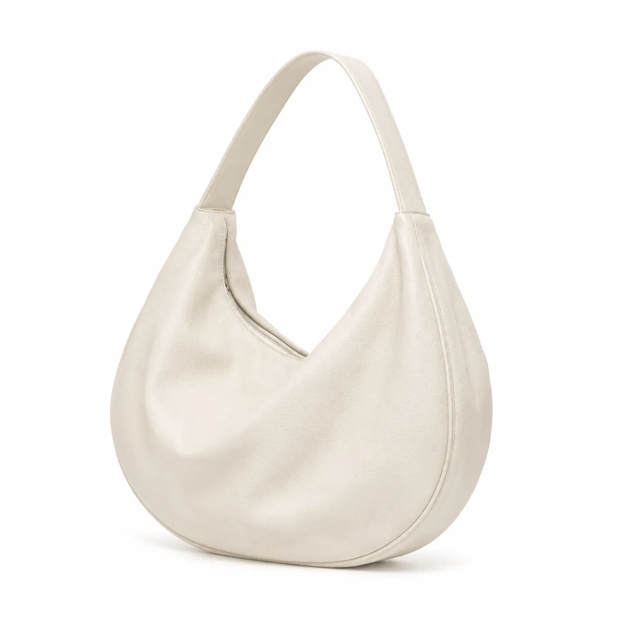 Bolsa Hobo Lumière Off-White Soft