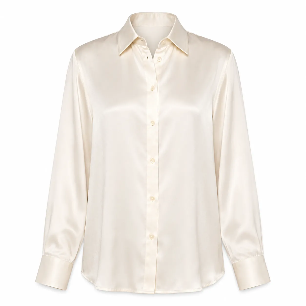 Camisa de Seda Off-White Milano