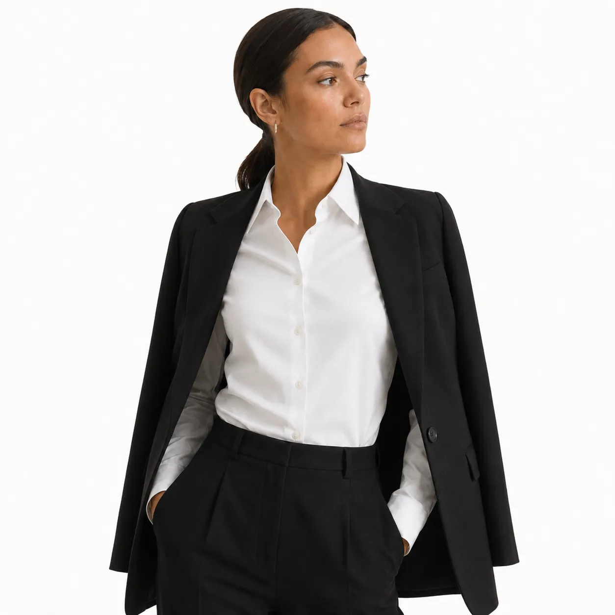 Camisa Social Slim Branca Executiva