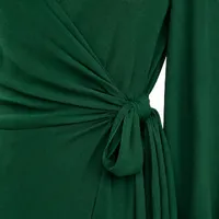 Vestido Envelope Verde Esmeralda - imagem 4