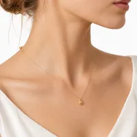 Colar Gota Minimalista Dourado - imagem 4